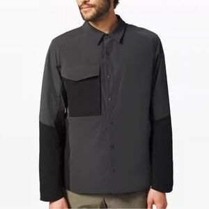 lululemon x Wilderness Men's Escape & Explore Collared Long Sleeve Shirt Size L